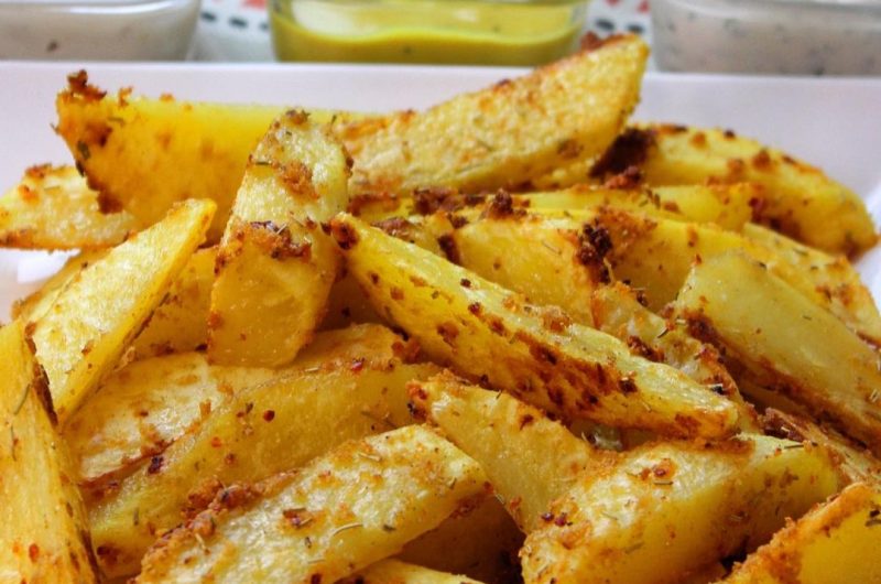 Fırında Muhteşem Aromalı Çıtır Patates