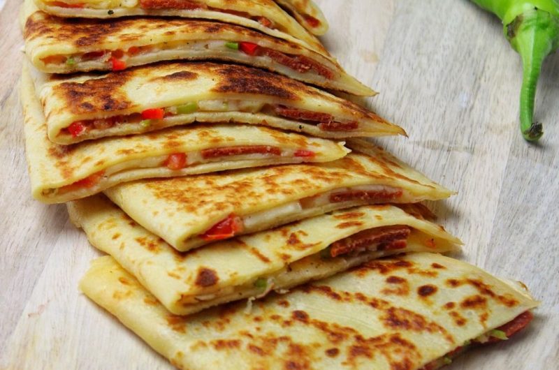 Pizza Tadında Gözleme Krep